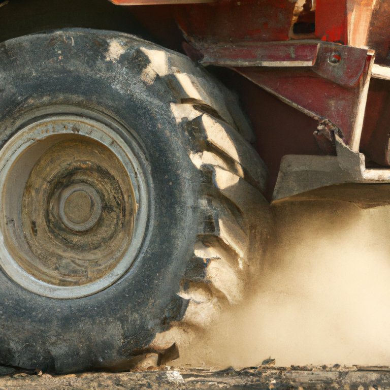 tractor sandblasting