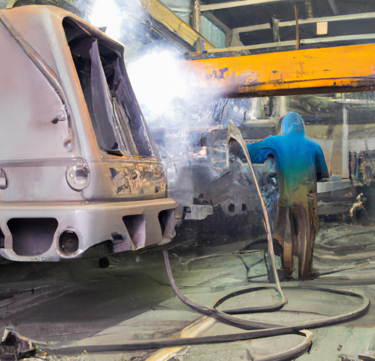 automotive sandblasting